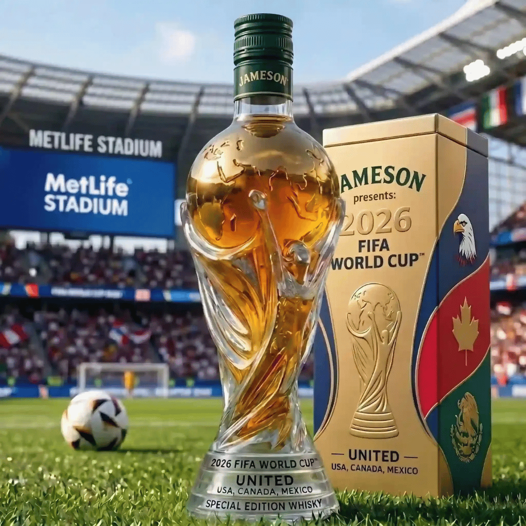 2026 FIFA World Cup Trophy Whiskey Decanter – United Special Edition