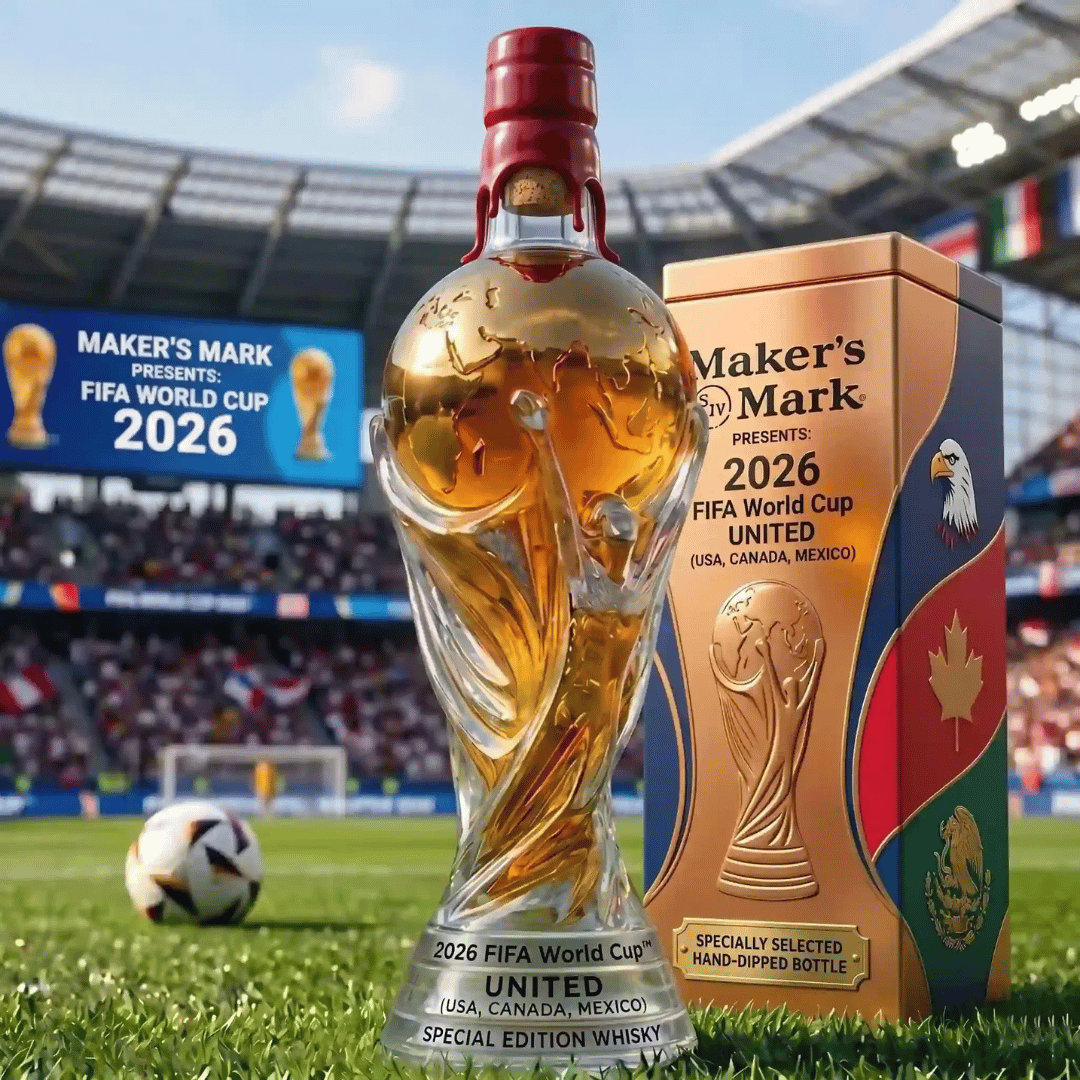 2026 FIFA World Cup Trophy Whiskey Decanter – United Special Edition