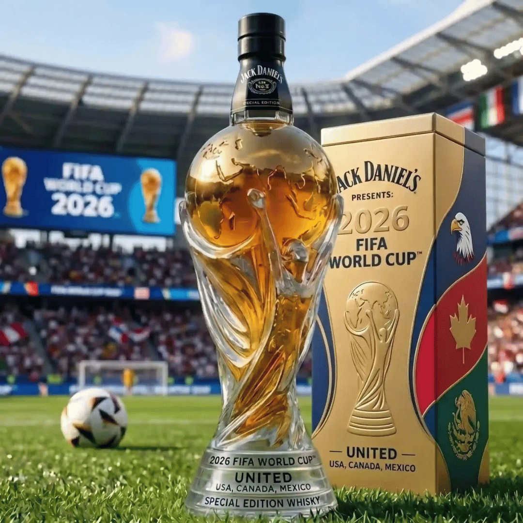 2026 FIFA World Cup Trophy Whiskey Decanter – United Special Edition
