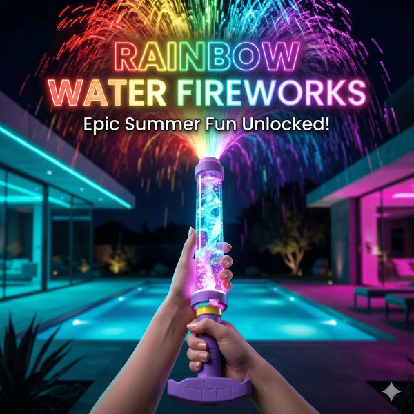 🌈 Glowing Rainbow LED Water Blaster | Summer Fun That Pops Like Magic! ✨