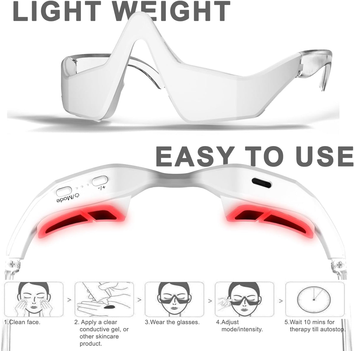 3D Red Light & EMS Eye Massager