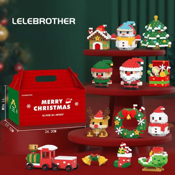 🎁Limited Time 49% OFF-🎄Santa Claus Design Building Blocks Toy