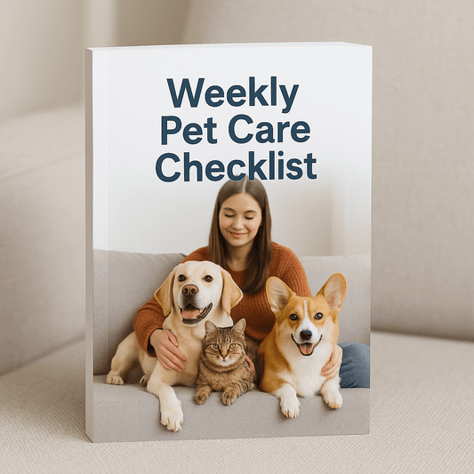 📋 Ebook: “Weekly Pet Care Checklist”