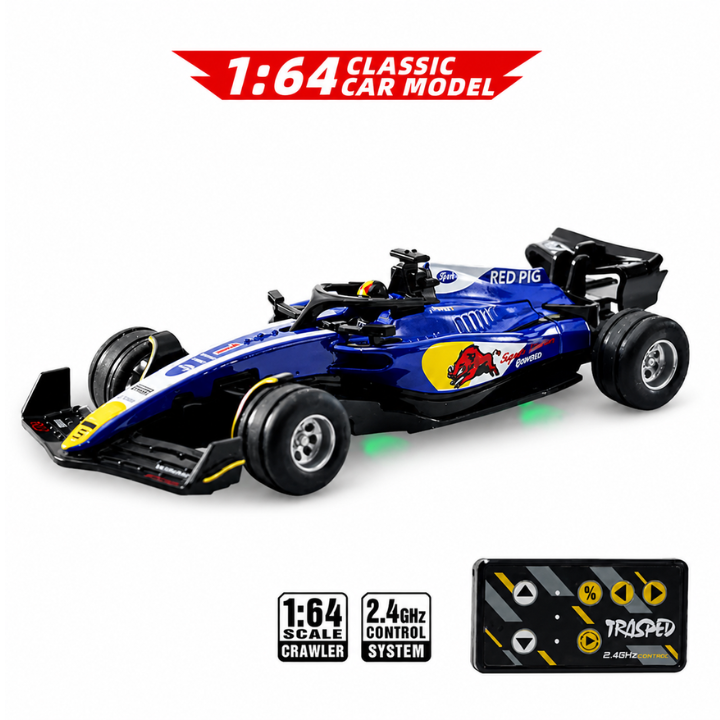 1:64 Alloy Mini Remote Control F1 Formula Car
