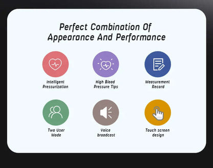 Rechargeable Smart AI Wrist Blood Pressure Monitor (With English Voice)