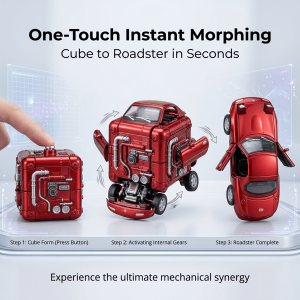 ⚙️ Mechanical Transformation Cube