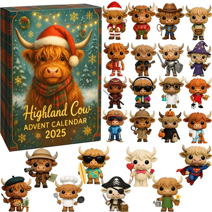 Highland Cow Advent Calendar 2025