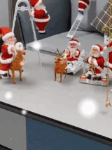 Electric Christmas Santa Claus Toys Collection