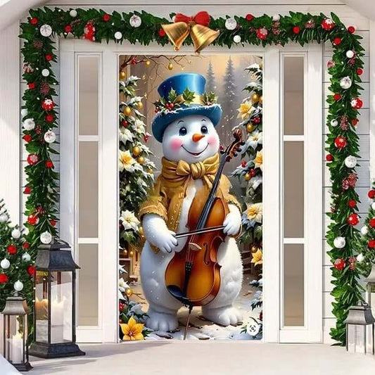 🌟 Christmas And Halloween Front Door Decoration 🌟