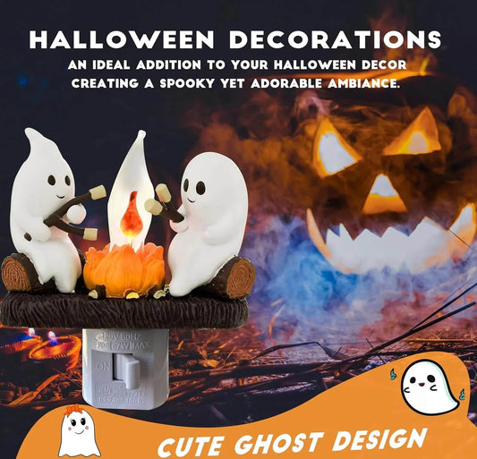 🔥 2025 Halloween Ghost Campfire Nightlight✨